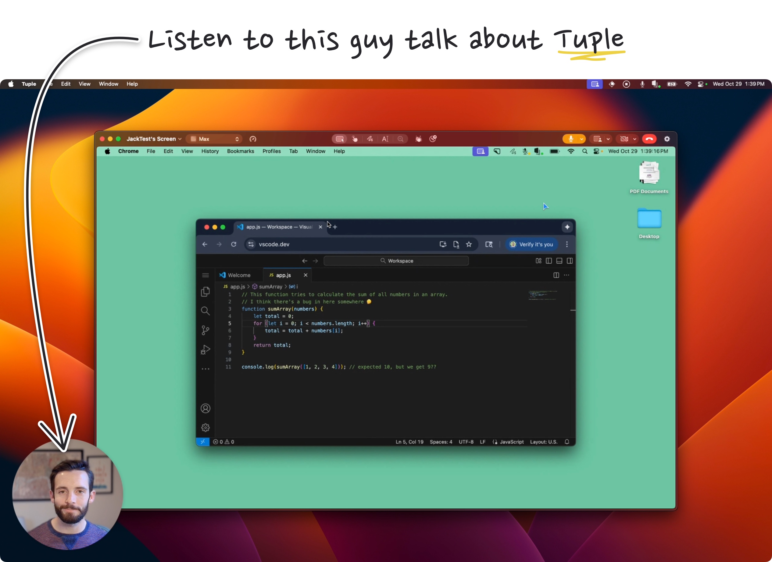 Tuple demo