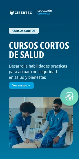 Banner Cursos Cortos en Salud de Cibertec Educación Continua