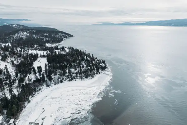 Montana wilderness in winter