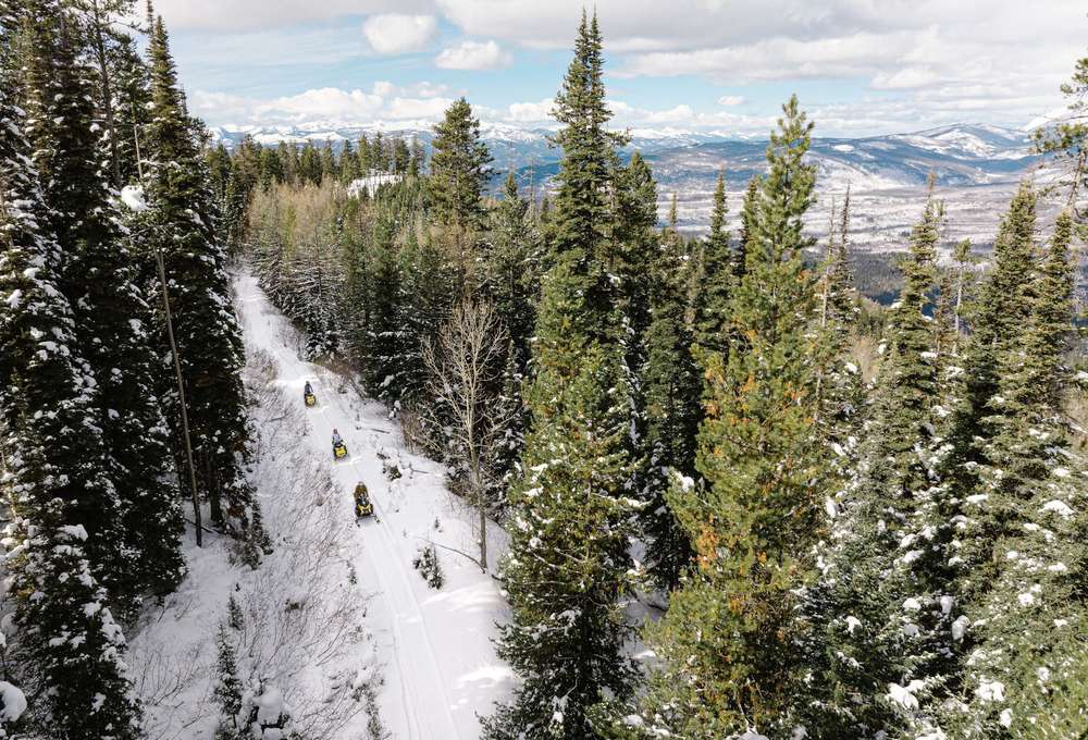 Snowmobiler’s Three-Day Western Montana Escape