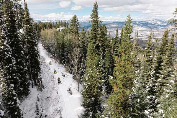 Snowmobiler’s Three-Day Western Montana Escape
