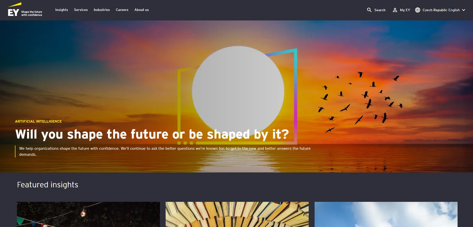 EY homepage