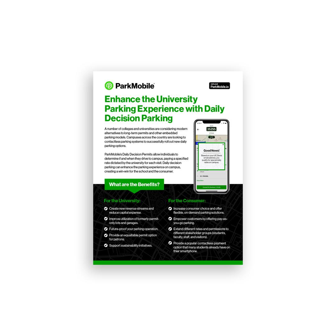 Enhance the University Parking Experience with Daily Decision Parking - ParkMobile