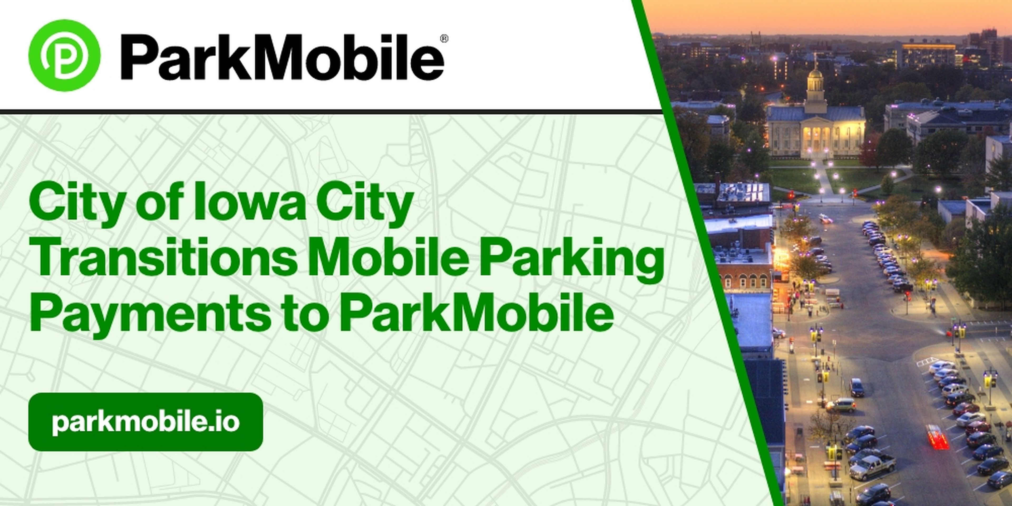 City of Iowa City Transitions Mobile Parking Payments to ParkMobile