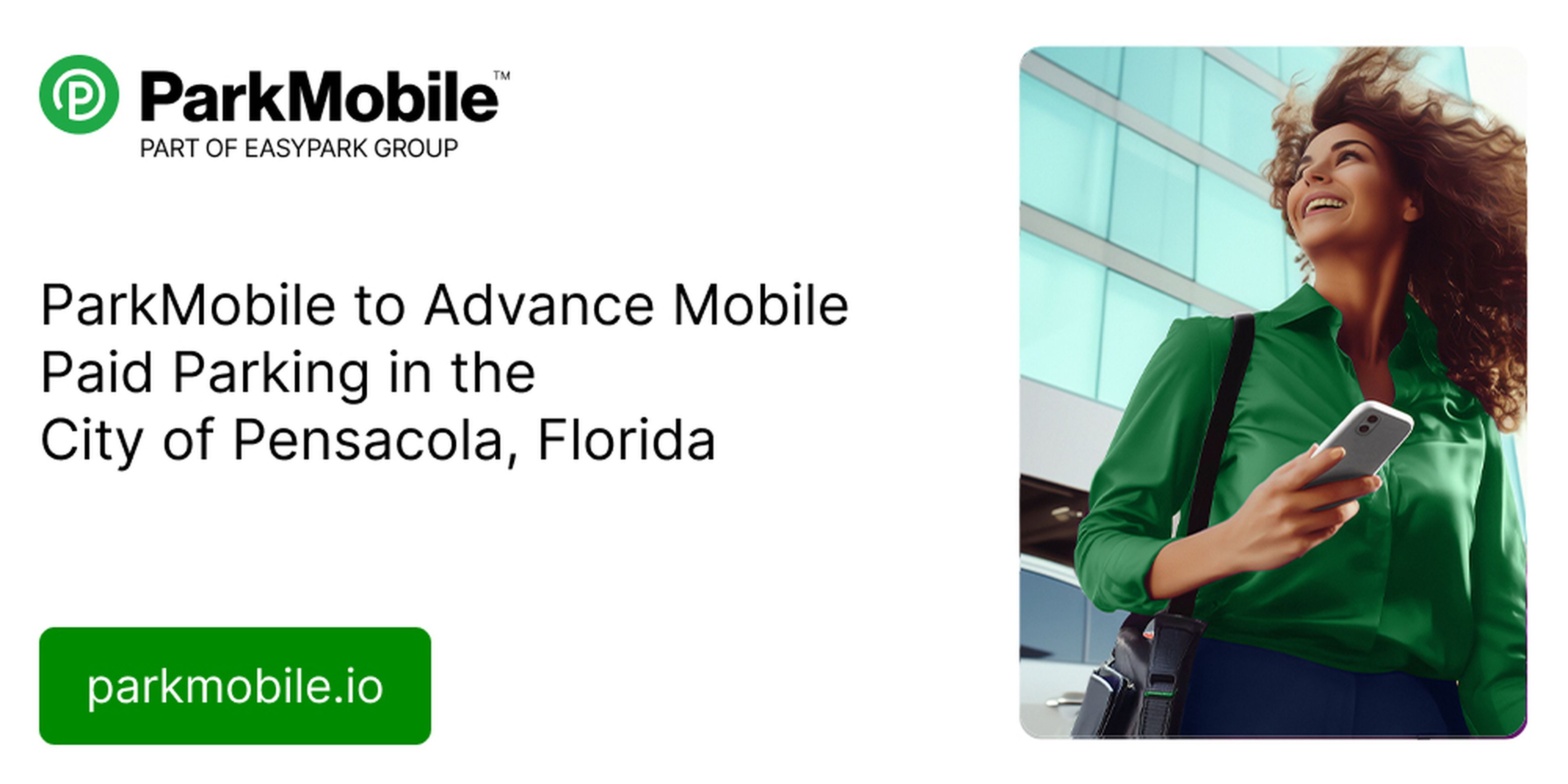 ParkMobile to Advance Mobile Paid Parking in the City of Pensacola, Florida