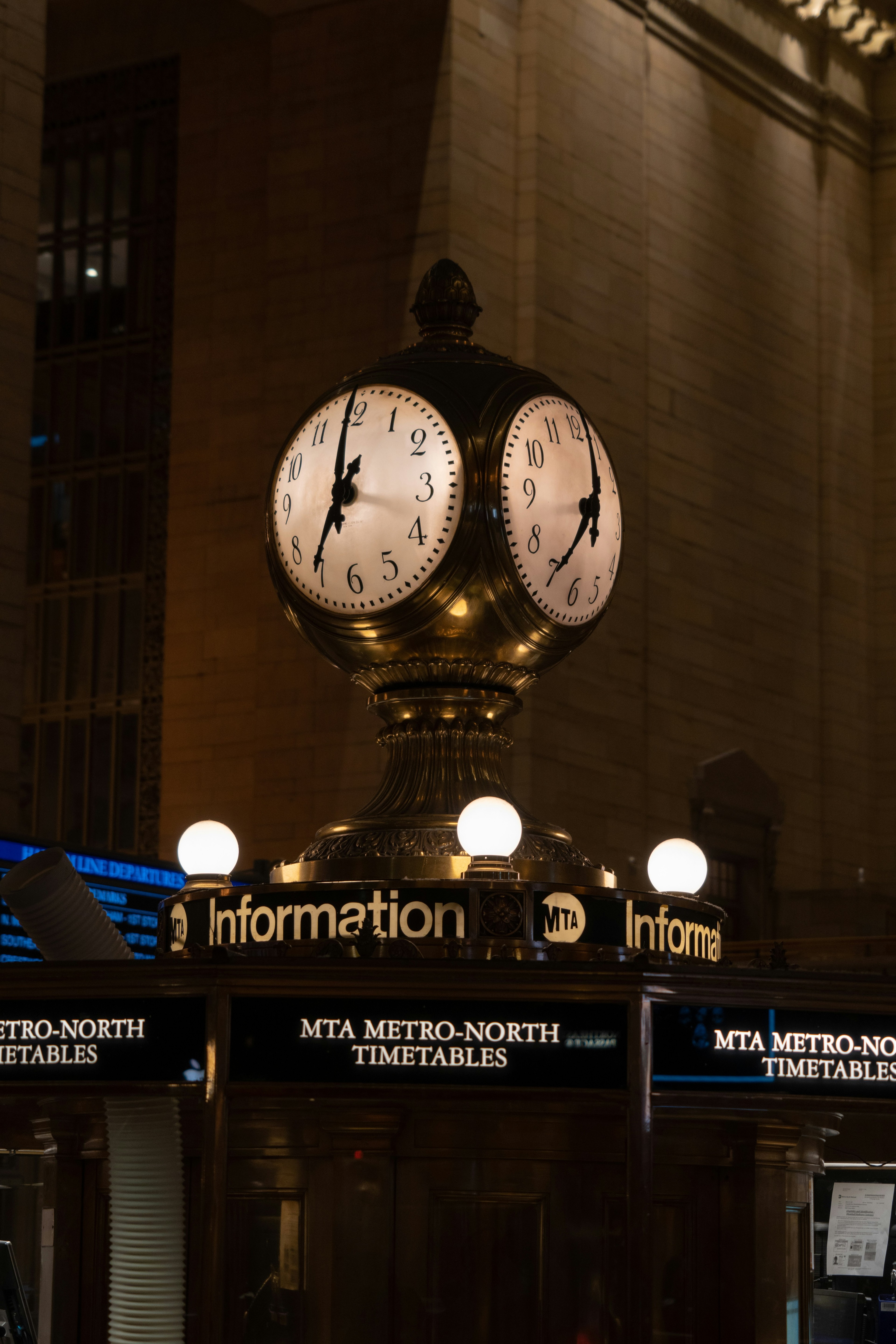 Grand Central Terminal information kiosk New York City