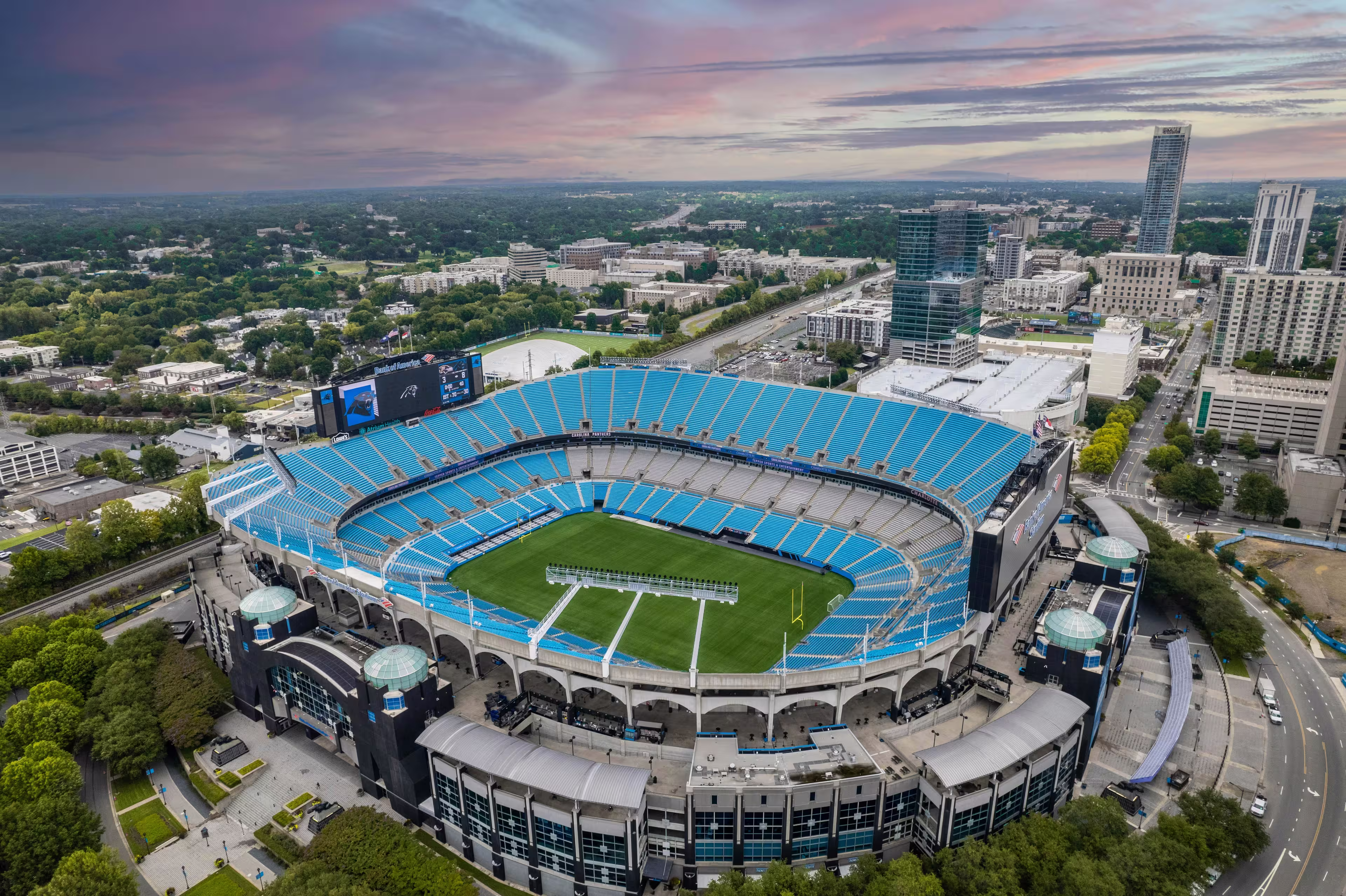 Bank of America stadium in Charlotte, NC