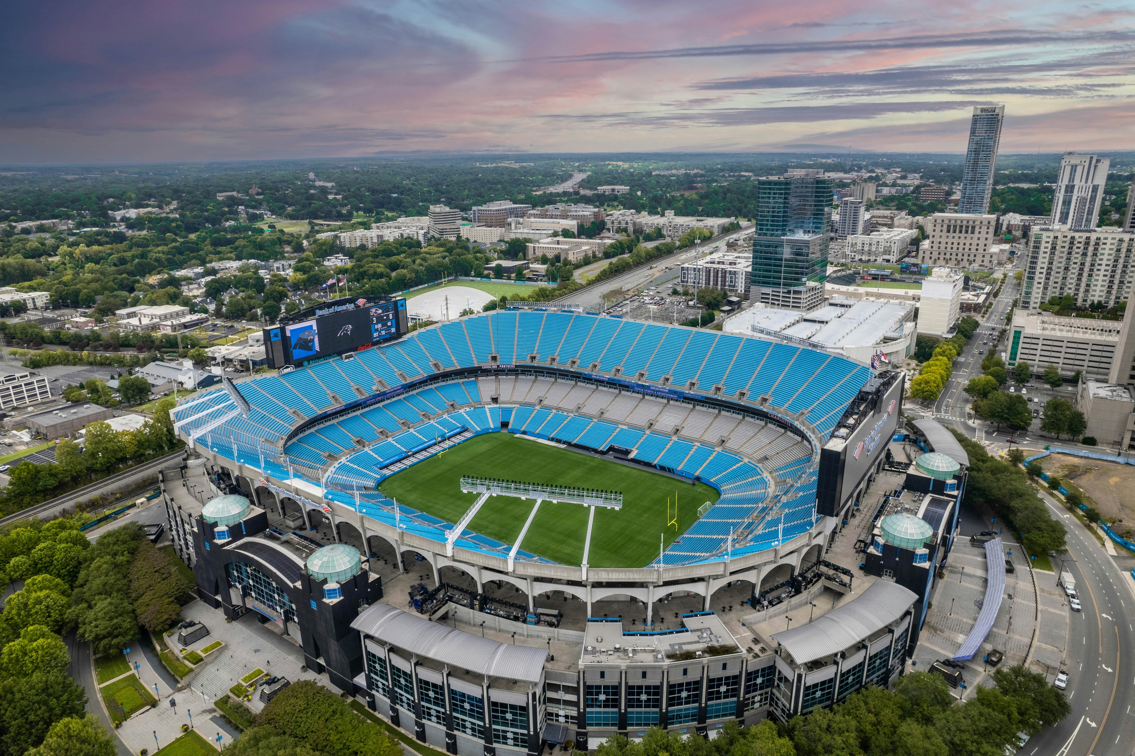 Bank of America stadium in Charlotte, NC