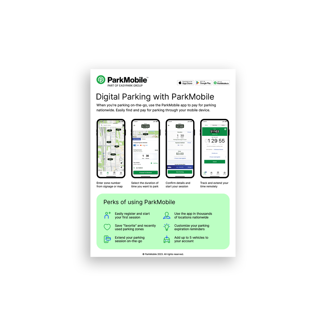 Digital Parking with ParkMobile