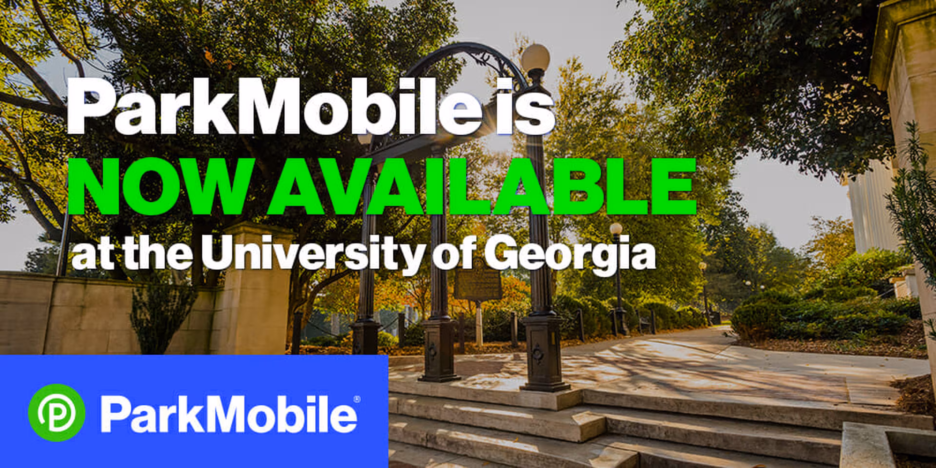 ParkMobile Now Available at the University of Georgia