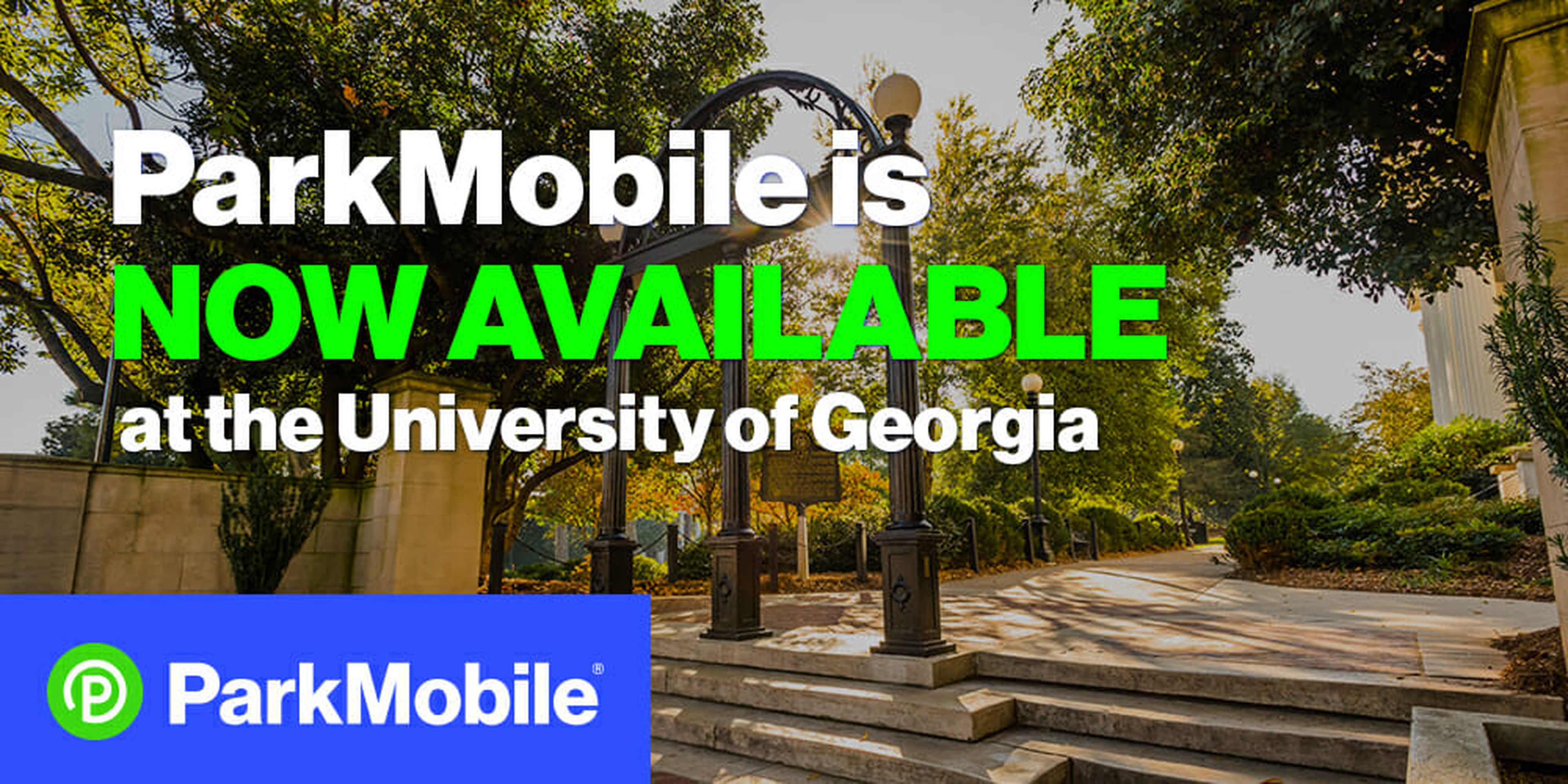 ParkMobile Now Available at the University of Georgia