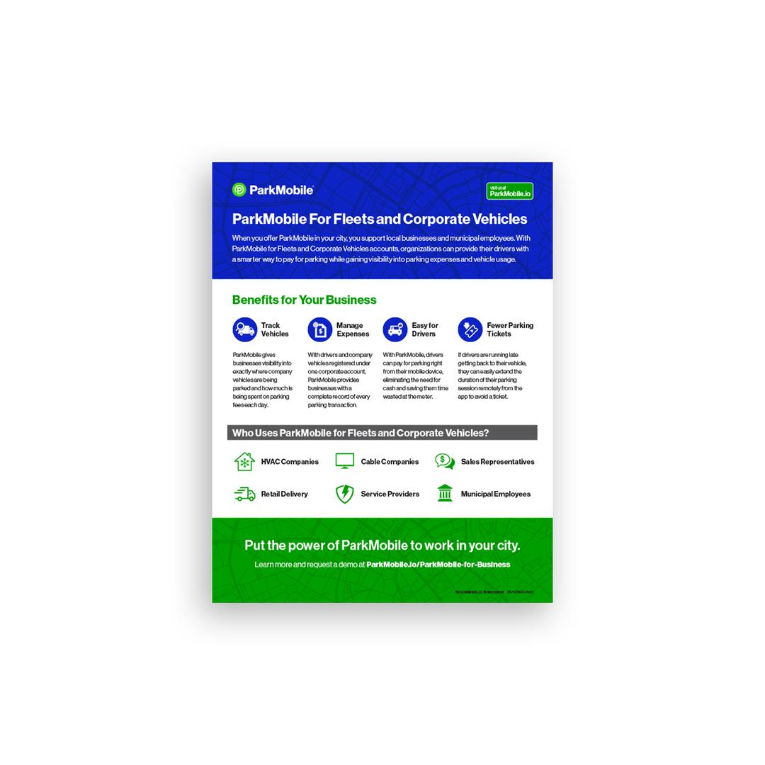 ParkMobile For Fleets and Corporate Vehicles