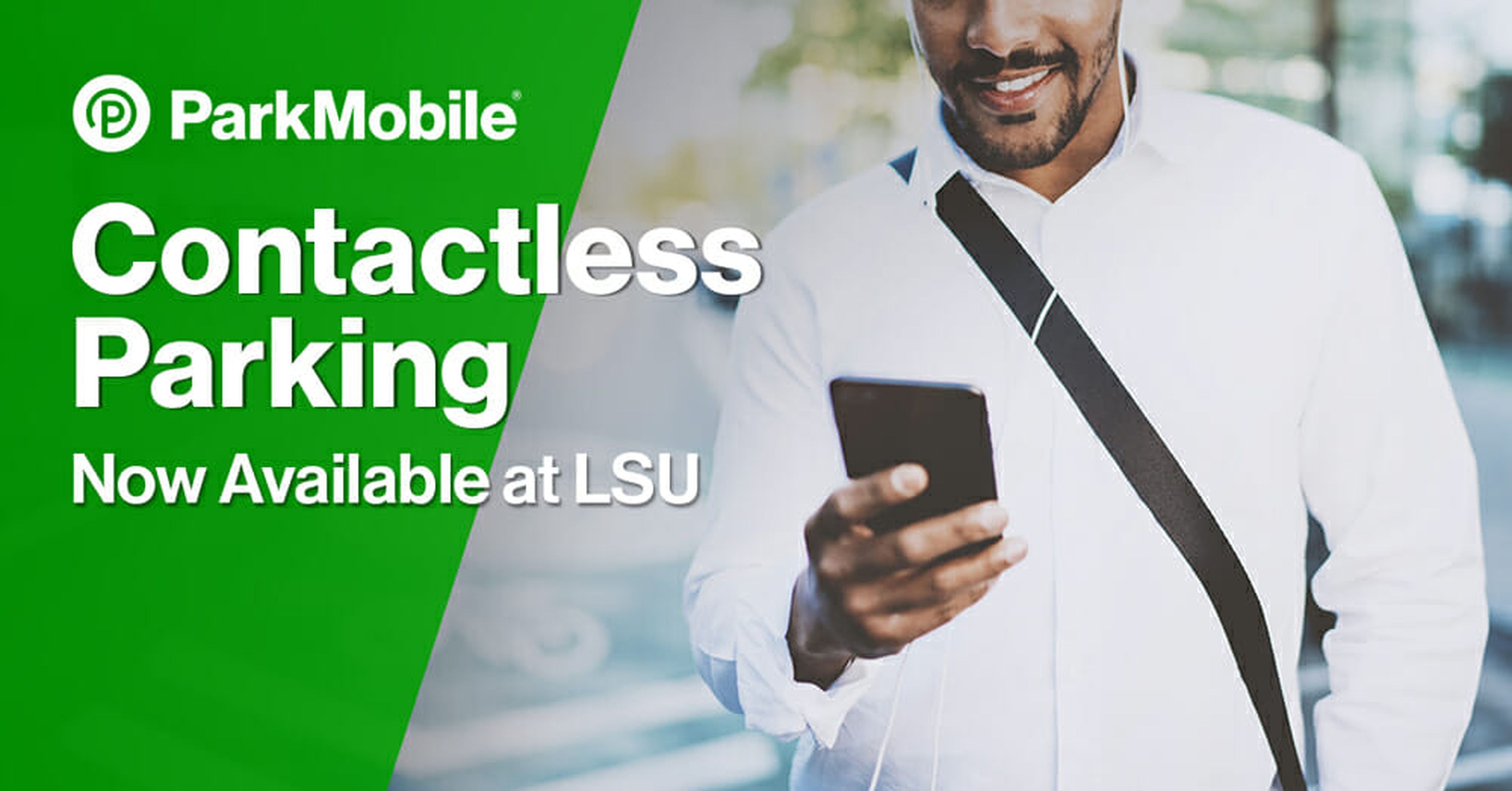 contactless parking at LSU