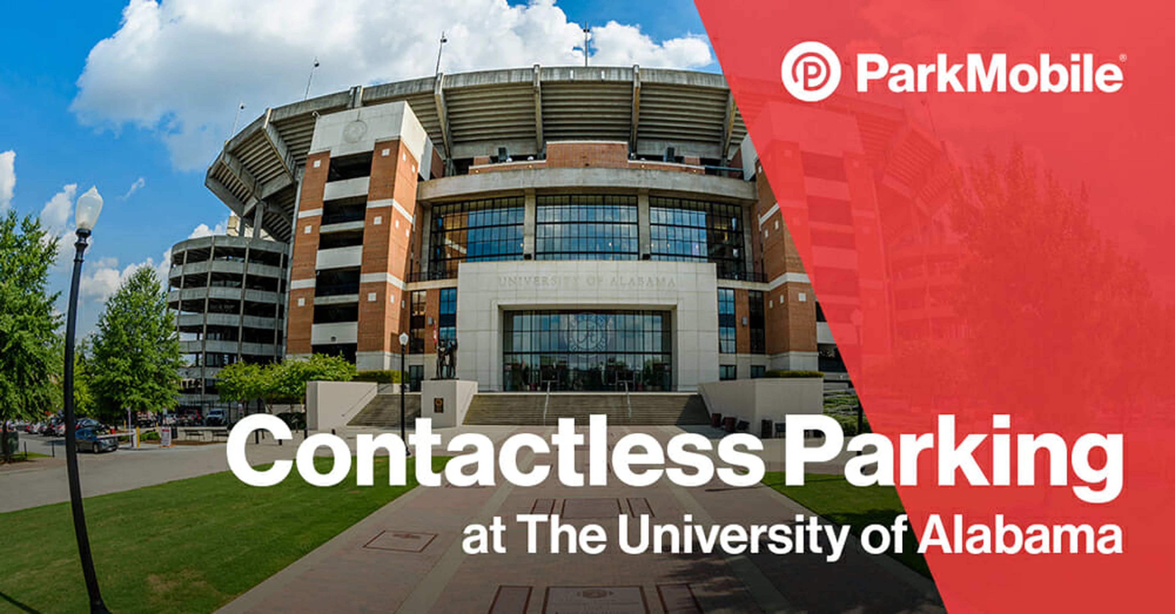 University of Alabama Contactless Parking - ParkMobile