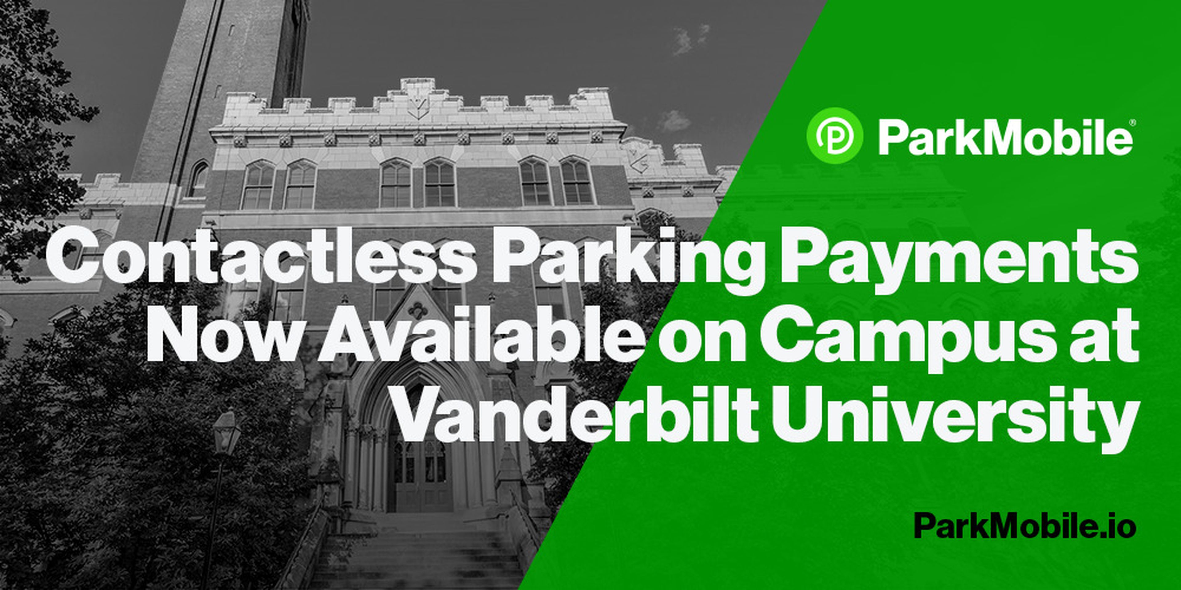 ParkMobile Announces Agreement With Vanderbilt University