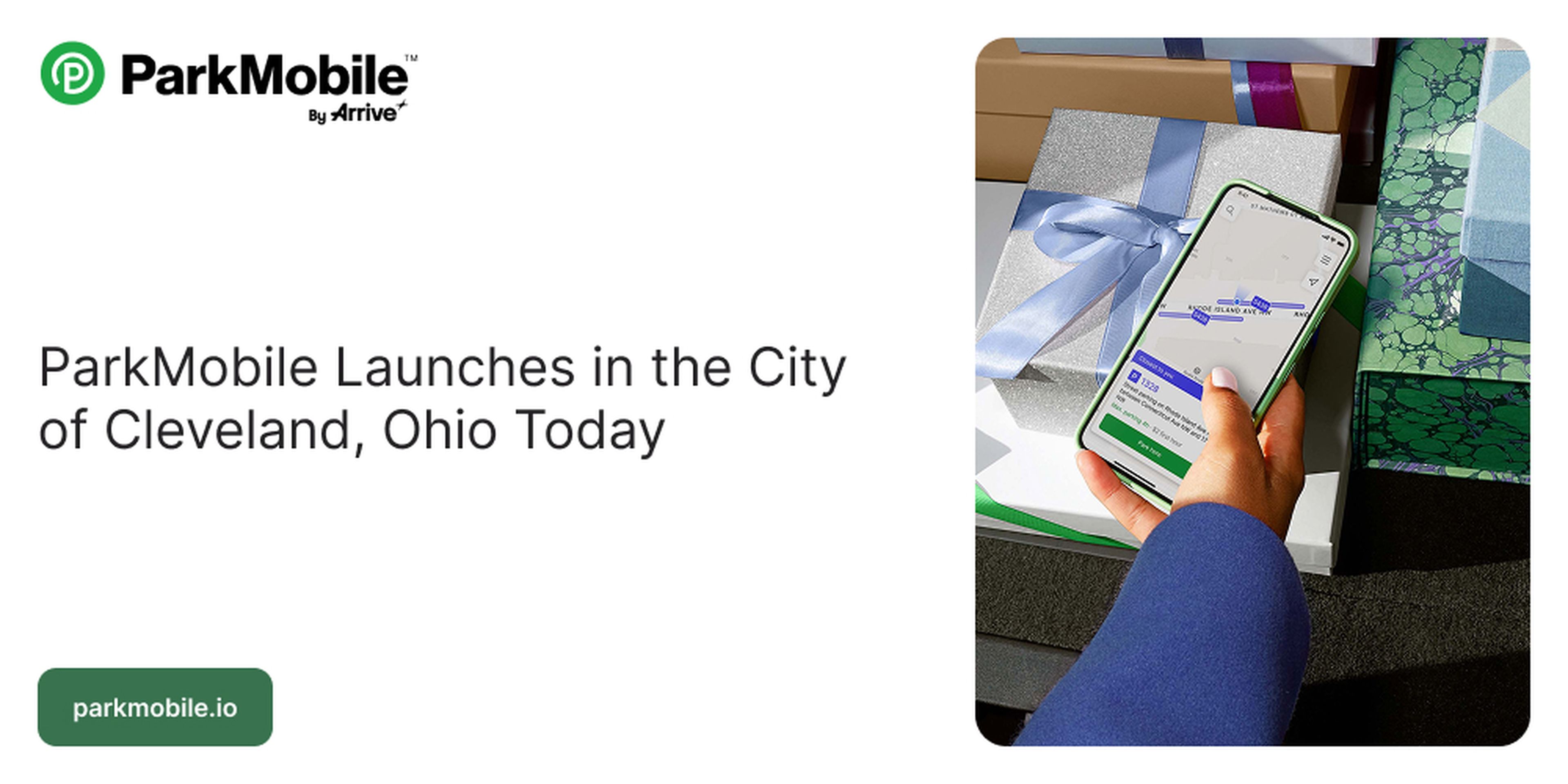 ParkMobile Launches in the City of Cleveland, Ohio Today