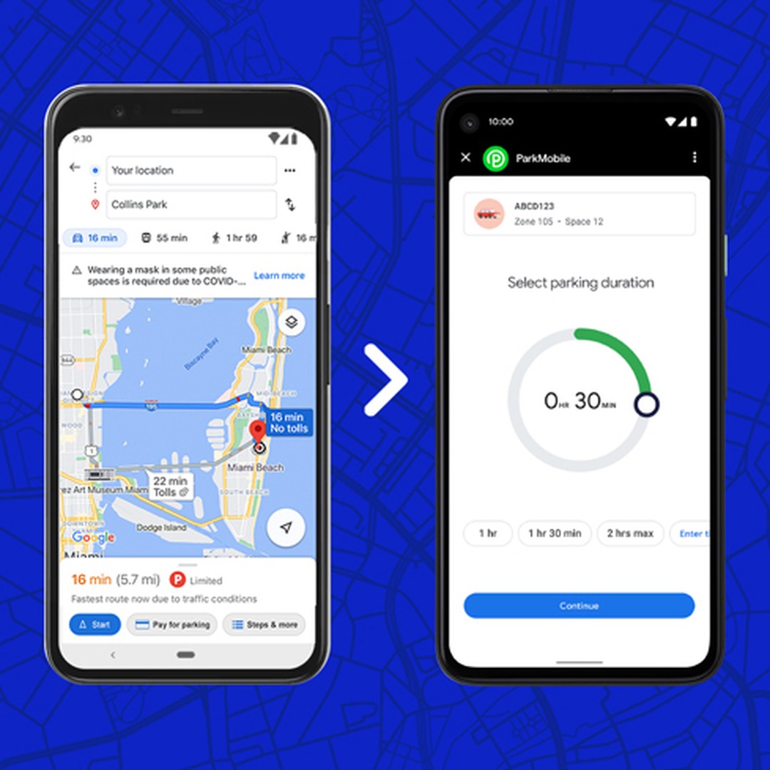 ParkMobile teams up with Google offering the ability to pay for parking right from Google Maps 1