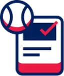 baseball rule list icon