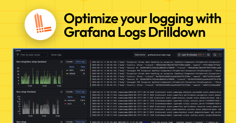 How to pair Grafana Drilldown with Loki for faster logging insights
