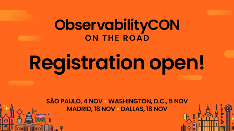 ObservabilityCON on the Road: Registration is now live!