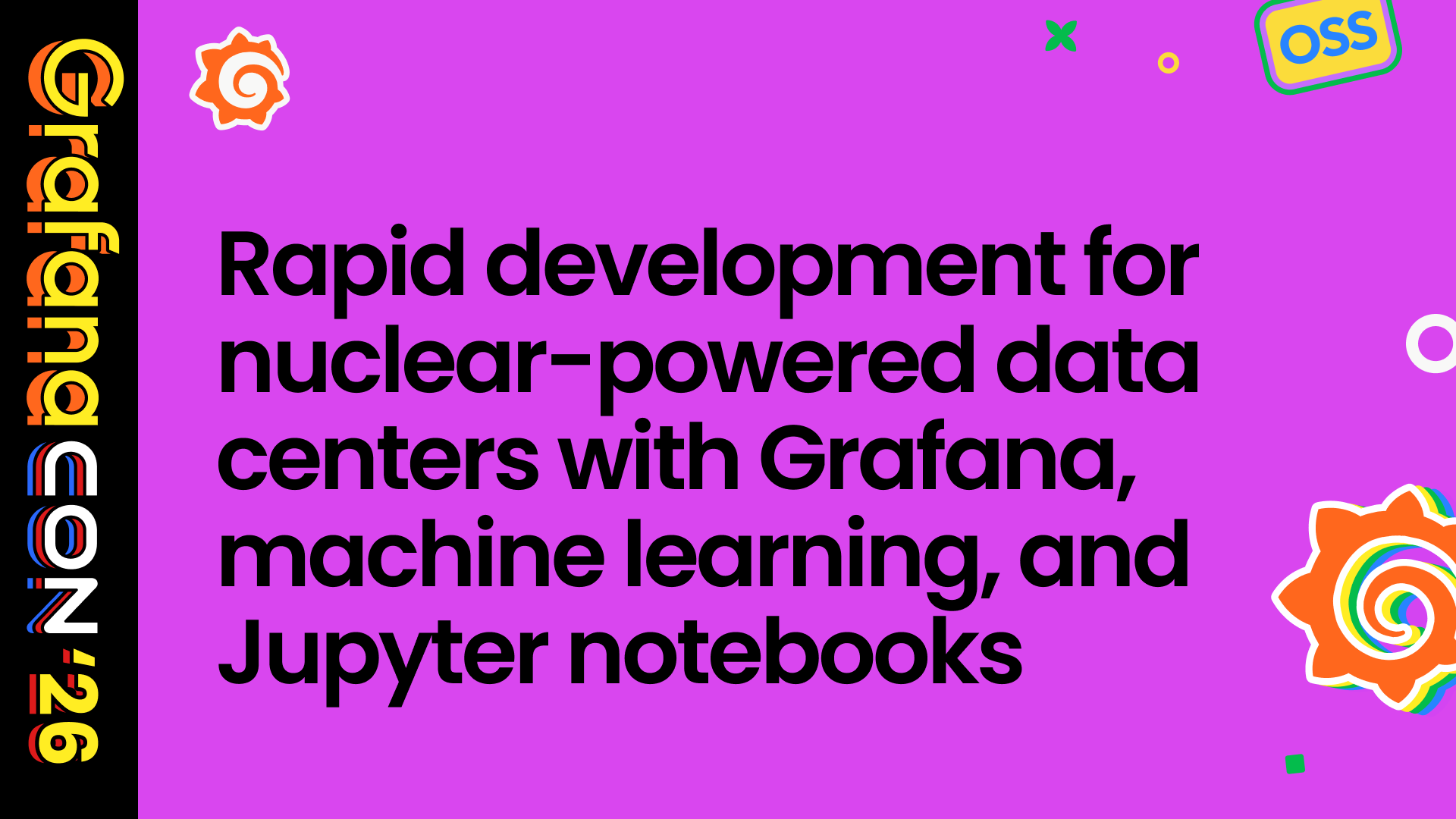Rapid development for nuclear-powered data centers with Grafana, machine learning, and Jupyter notebooks