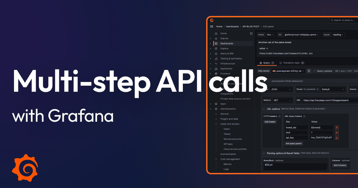 How to perform multi-step API calls with Grafana | Grafana Labs