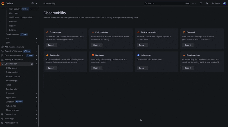 A GIF illustrating how to create configurations for your specific environment.
