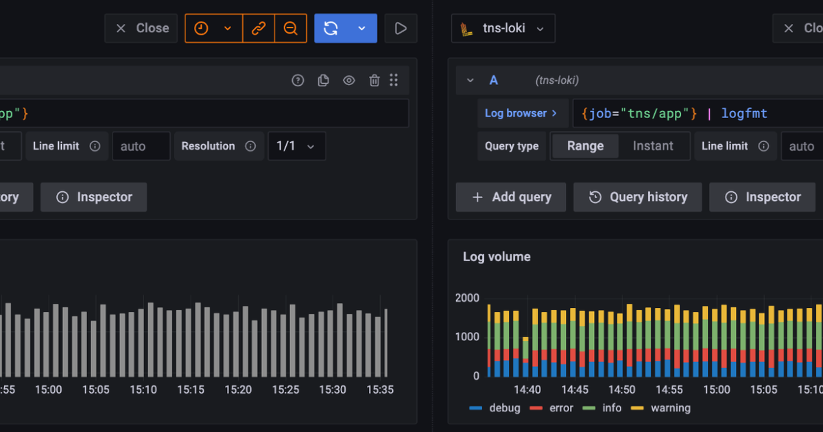 New in Grafana 8.4: How to use full-range log volume histograms with ...