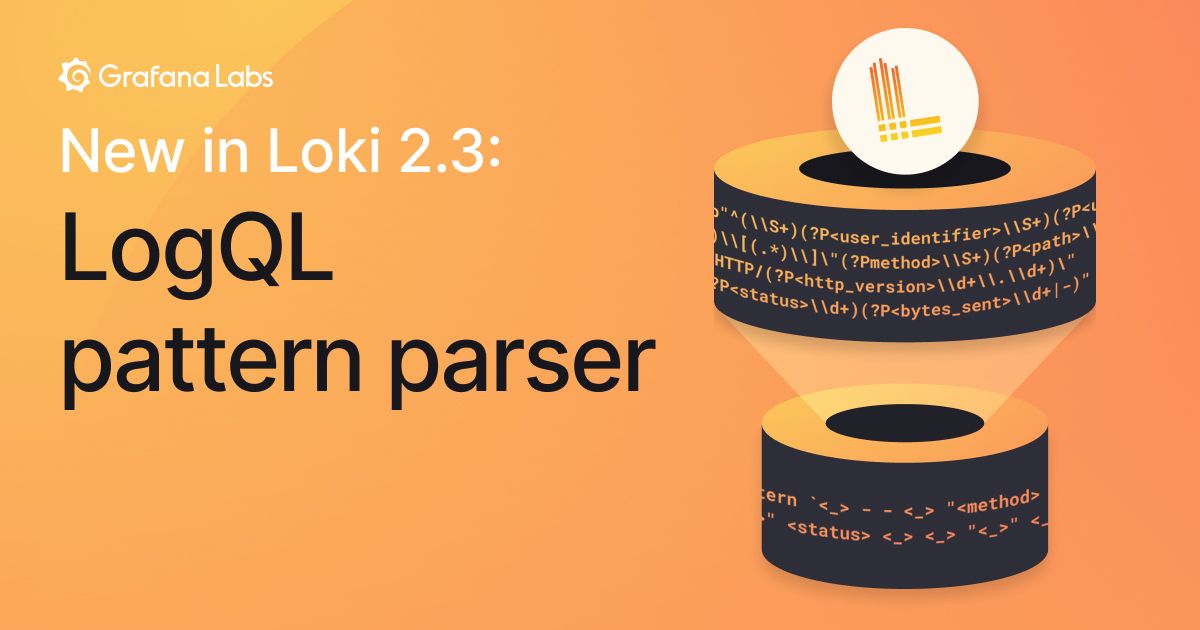 New in Loki 2.3: LogQL pattern parser makes it easier to extract data ...