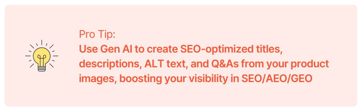 pro tip banner says use ai for SEO and AEO
