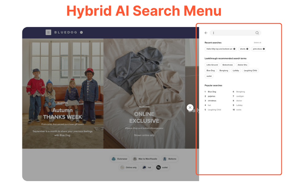 The AI transformation created a comprehensive search ecosystem for Looxloo.