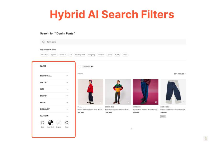 Rich fashion filters transform shopper browsing experiences.