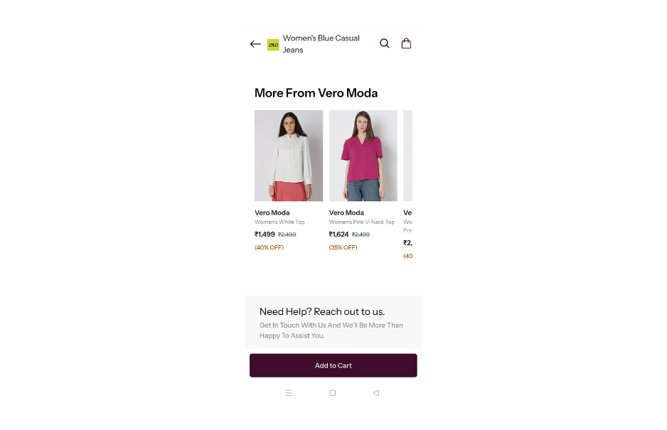 Cohesive pieces from the same brand that would work well together.