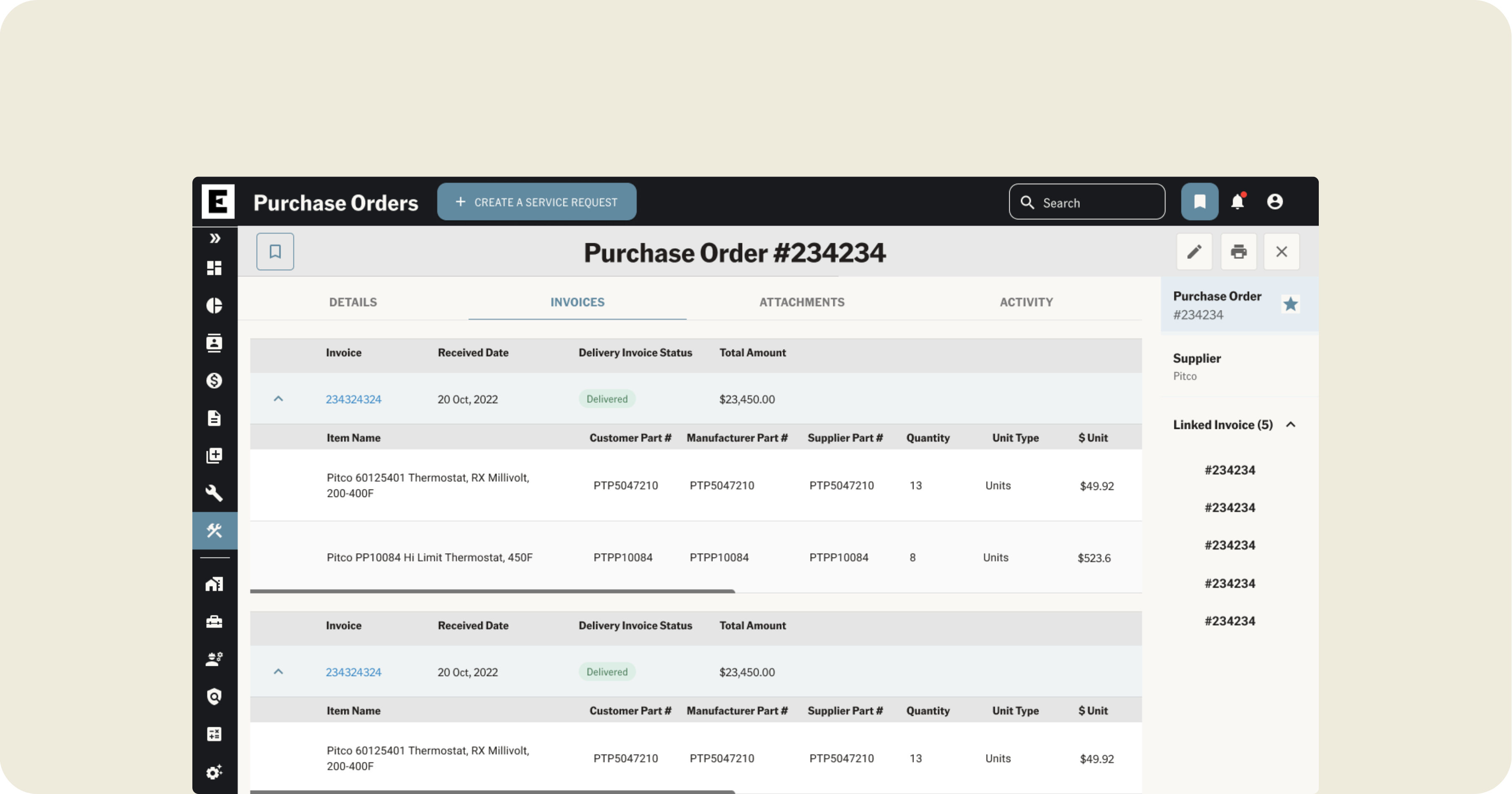 Multiple Page Purchase Order Supporting Multiple Invoices with Ecotrak’s New Purchase Order ...