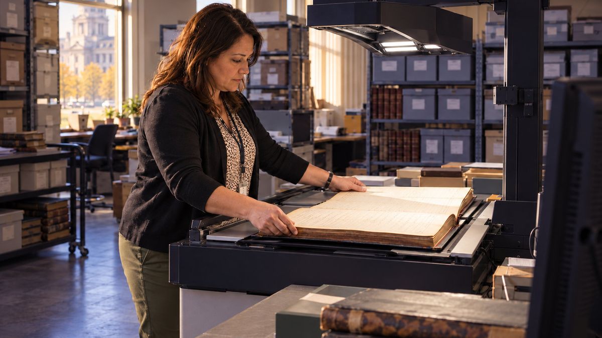Large format plan scanning