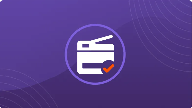 Printer Check Card Bg
