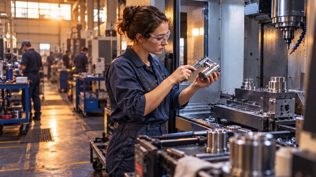 Precision component quality inspection