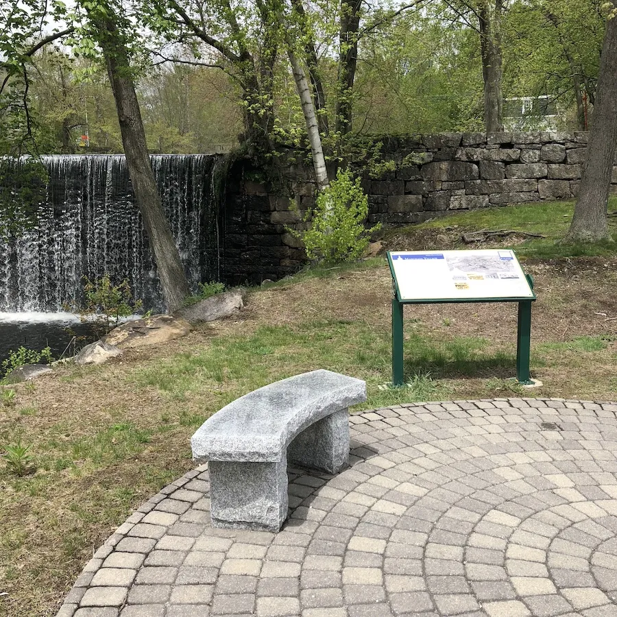 Mumford River Trail Sign Scene