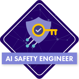 Coco AI safety engineer coding concept badge