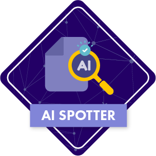 Coco AI spotter coding concept badge