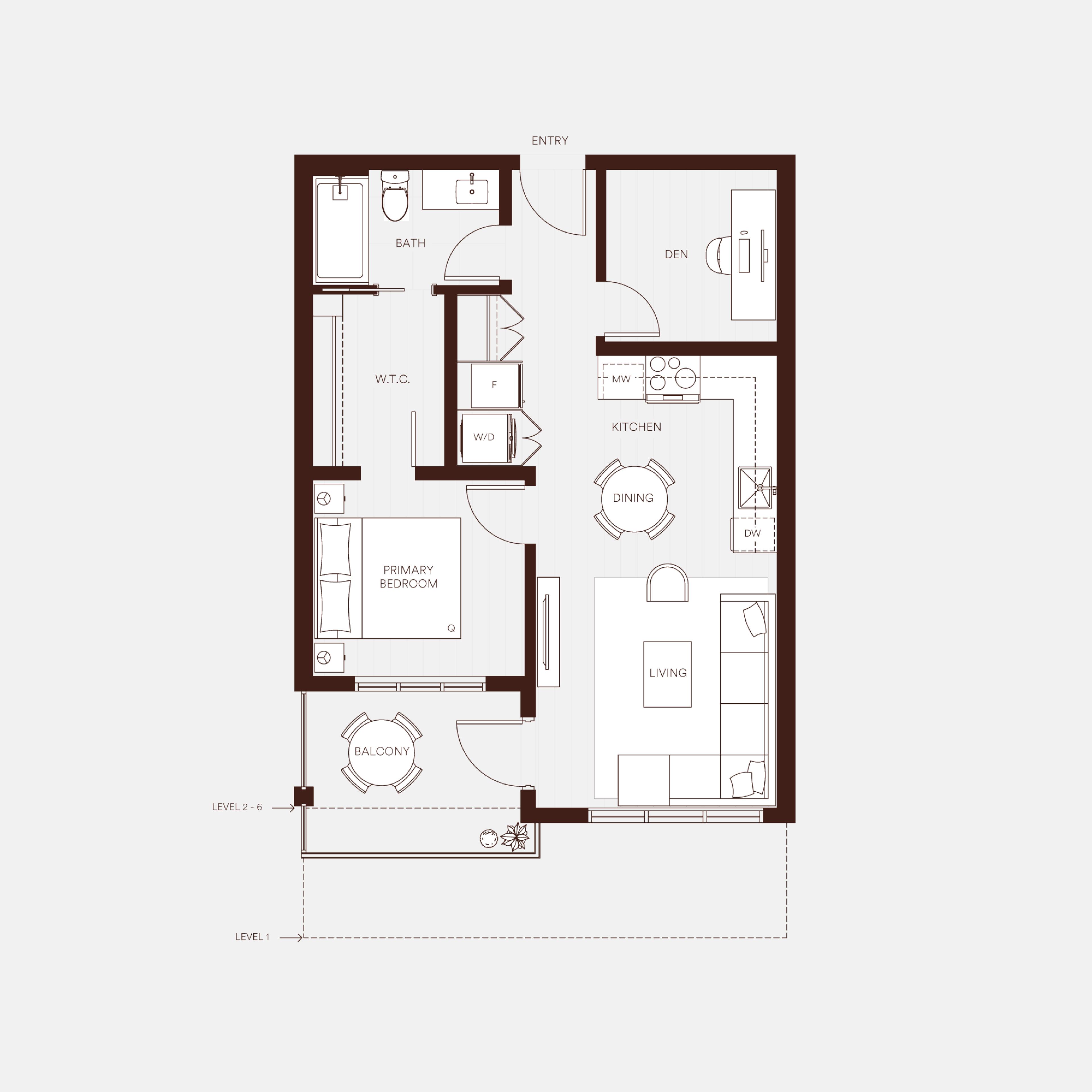 1 Bed - Type D3