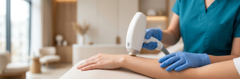 Laser hair removal treatment at Callista Beauty & Spa, Jefferson Park Chicago