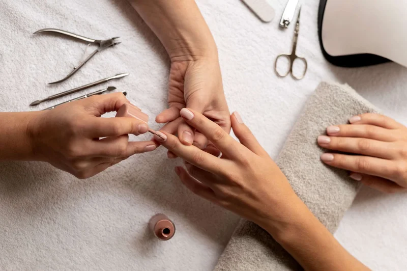 Nail bar services at our beauty salon