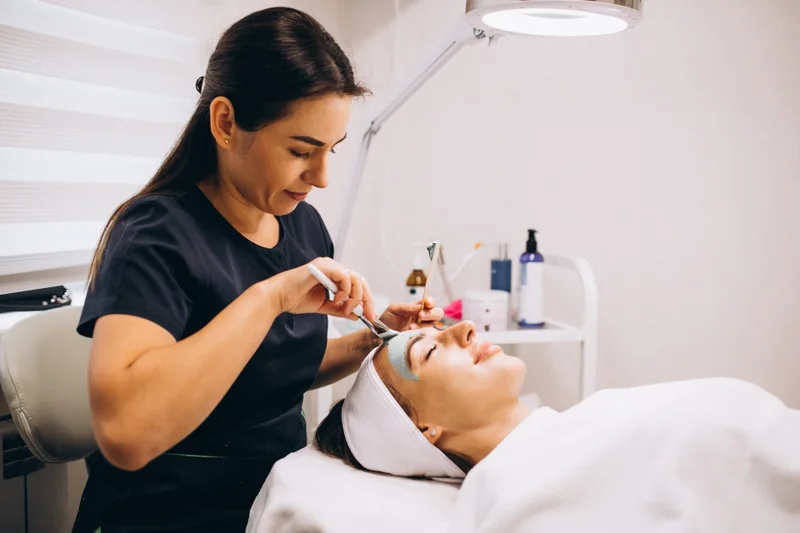 Facials services at our beauty salon