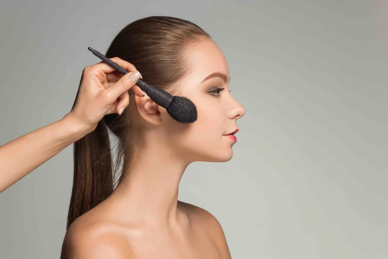 Makeup services at our beauty salon