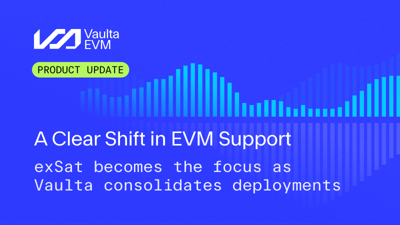Consolidating EVM Support Around exSat