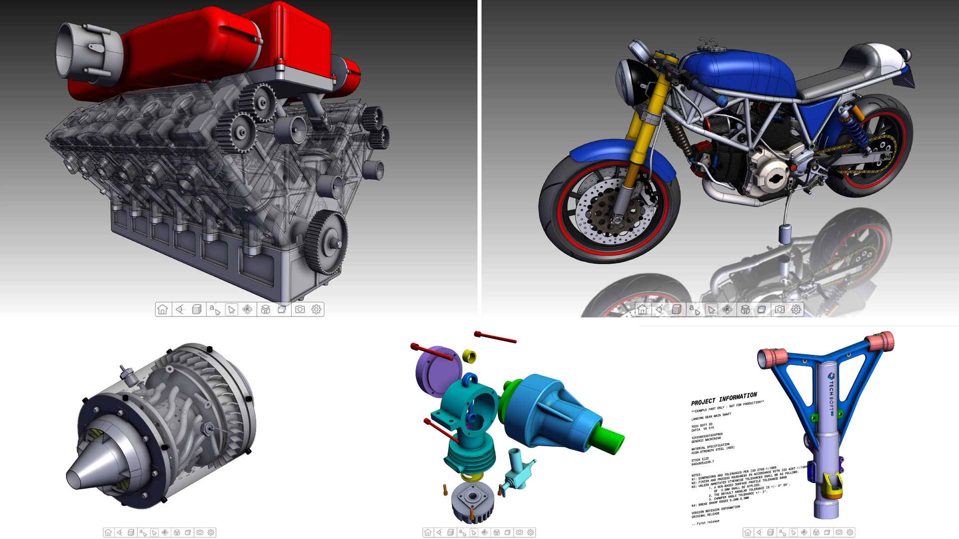CAD models for CAD model streaming demo