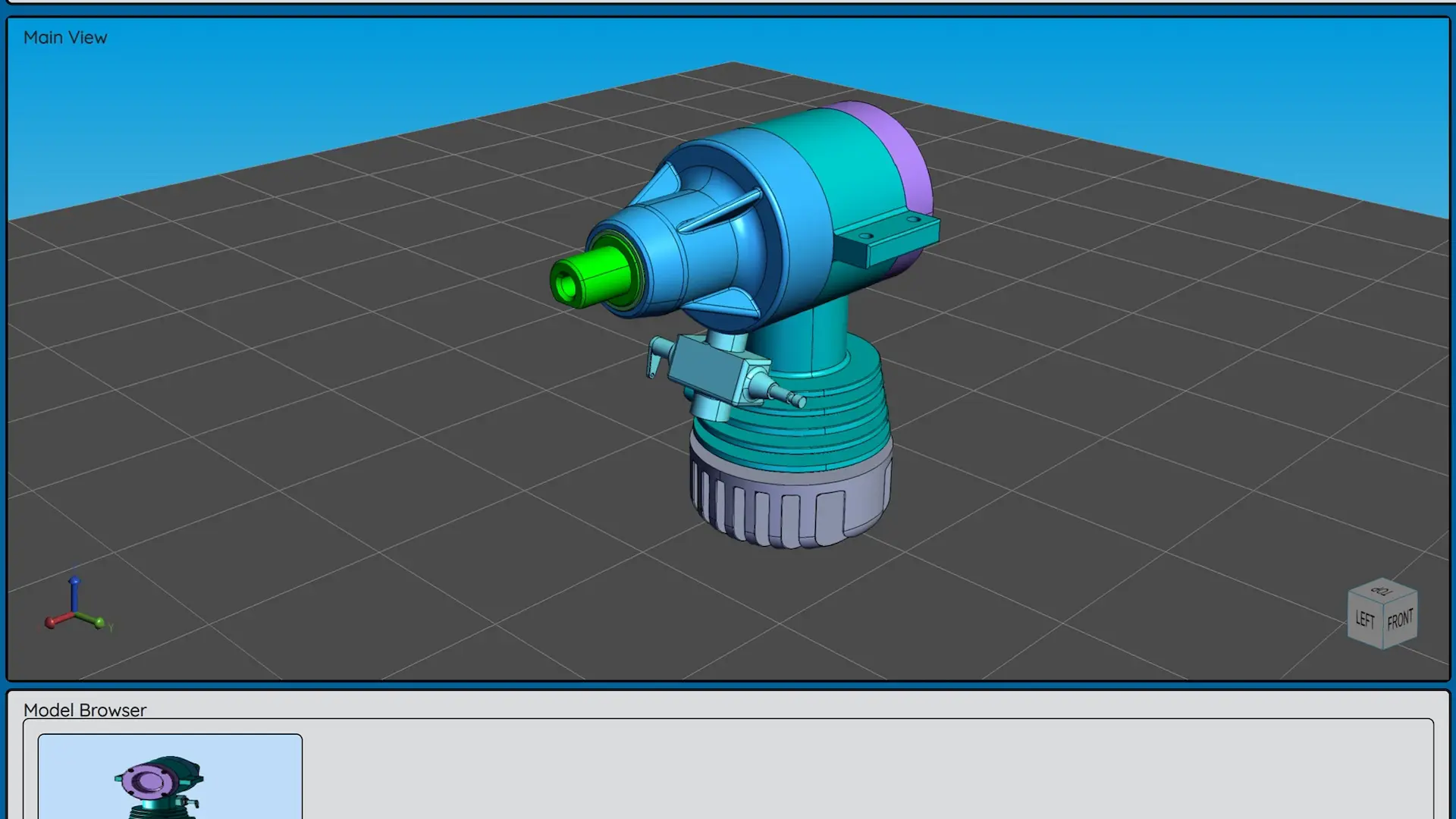 3D model in additive manufacturing application