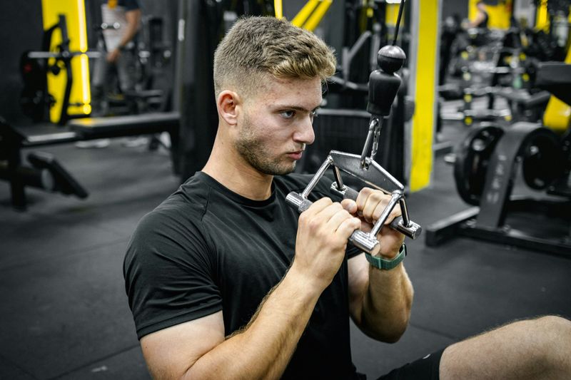 man working out - Grip Strength Standards