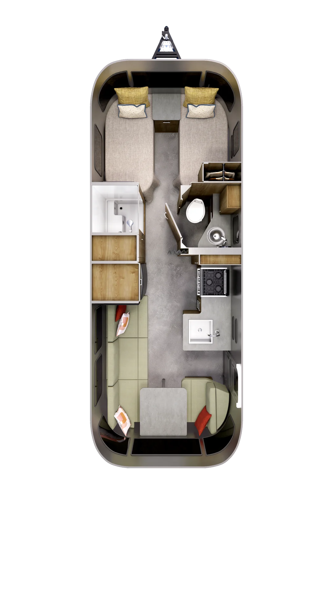 Flying Cloud 25FB with Twin Bedroom Configuration